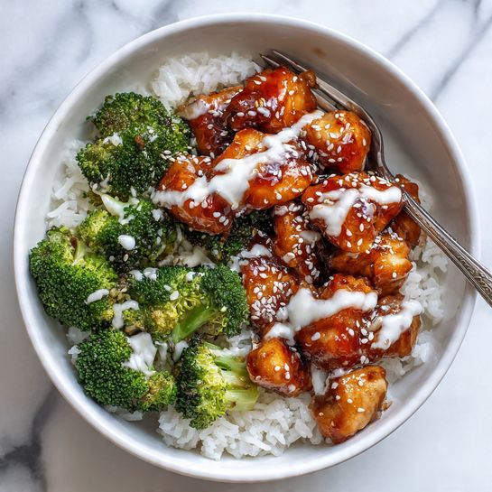 Sticky Chicken Bowls Recipe