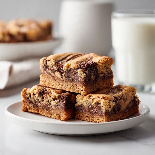 Peanut Butter Swirl Bars Recipe 5 Peanut Butter Swirl Bars Recipe - Recipe Image