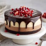 Pomegranate Chocolate Mousse Cake Recipe