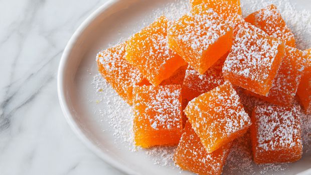 Homemade Chewy Orange Candy Squares (Perfect Valentine’s Sweet Treat!)