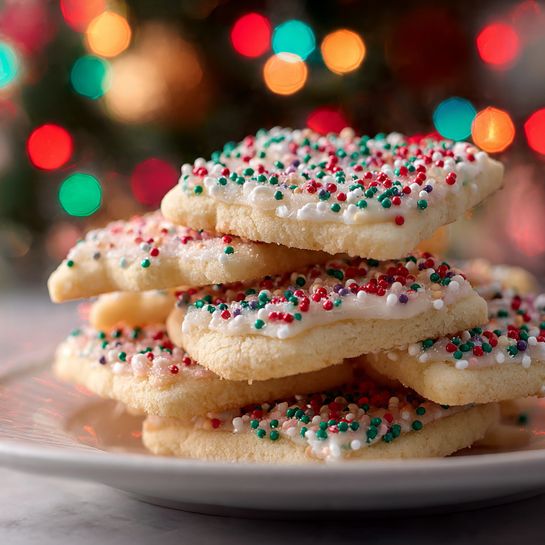 Soft Sugar Christmas Cookies (No Spread) 4 Soft Sugar Christmas Cookies (No Spread) - Recipe Image