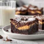 Fudgy Peanut Butter Stuffed Brownies for Winter Cravings