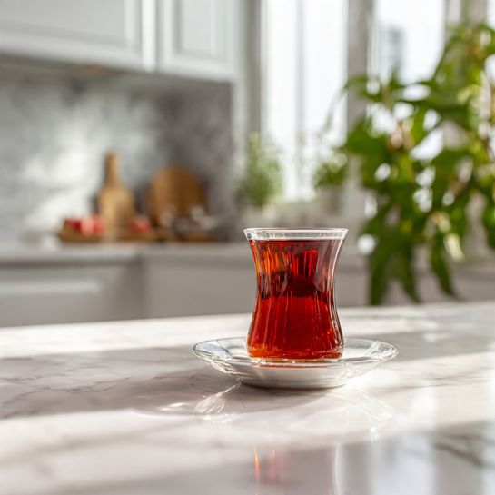 Turkish Tea – How to Brew Strong Black Tea the Turkish Way - Recipe Image