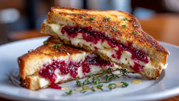 Brie Apple Cranberry Grilled Cheese (Sweet-Savory Melt in 20 Minutes!)