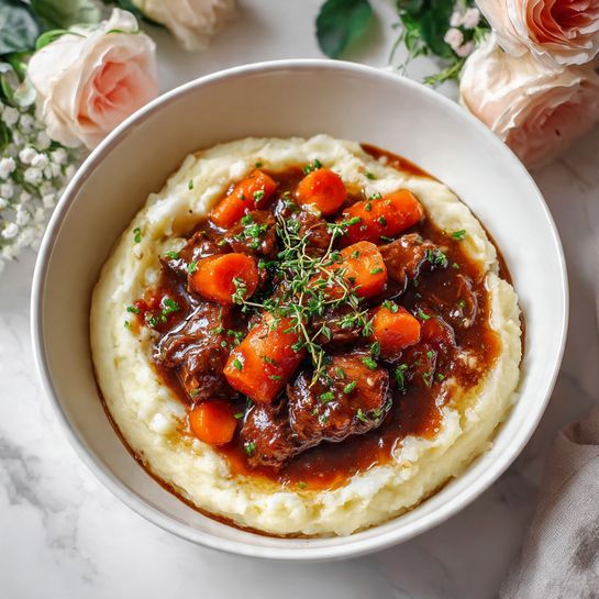 Cranberry Balsamic Roast Beef (Holiday Roast) - Recipe Image