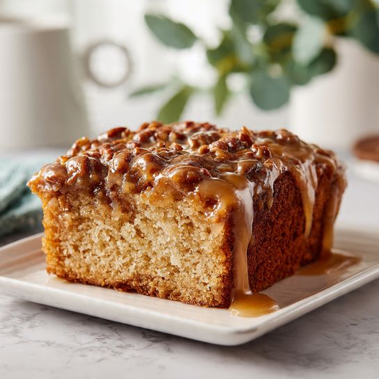 Southern Pecan Sheet Cake with Praline Glaze – Easy & Moist Recipe