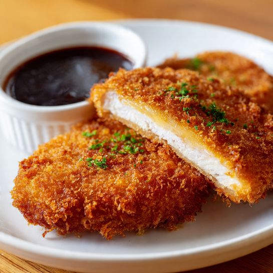 Crispy Tofu Menchi Katsu (Easy Japanese Cutlets) - Recipe Image