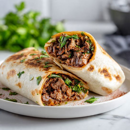Tantuni – Turkish Street-Style Spiced Beef Wrap - Recipe Image