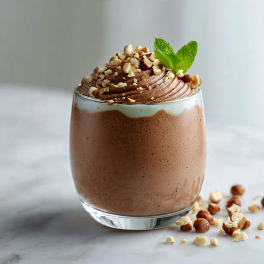 Healthy Chocolate Hazelnut Mousse Recipe