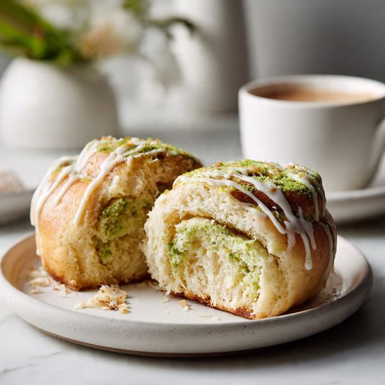 Coconut Pandan Rolls Recipe