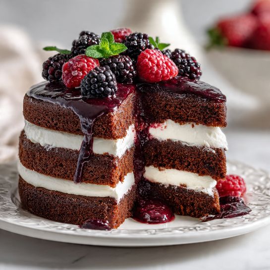 Rose Milk Cake with Pistachios and Rose Petals Recipe - Recipe Image