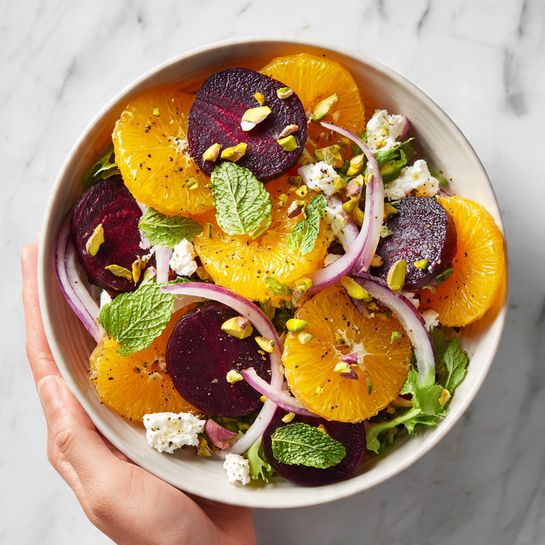 Beetroot and Orange Salad with Fresh Mint and Citrus Dressing Recipe