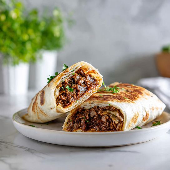 Tantuni – Turkish Street-Style Spiced Beef Wrap - Recipe Image