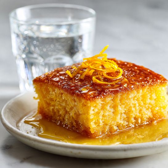 Bright & Syrupy Greek Orange Cake (Portokalopita for Winter)