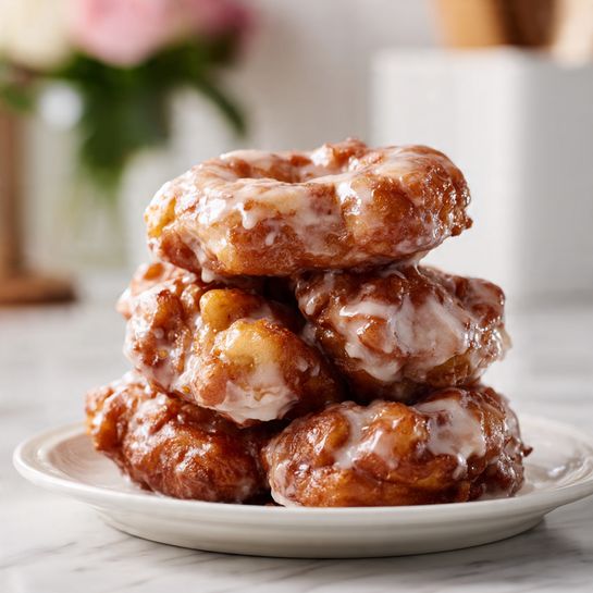 Air Fryer Apple Fritters with Apple Butter Glaze Recipe 4 Air Fryer Apple Fritters with Apple Butter Glaze Recipe - Recipe Image