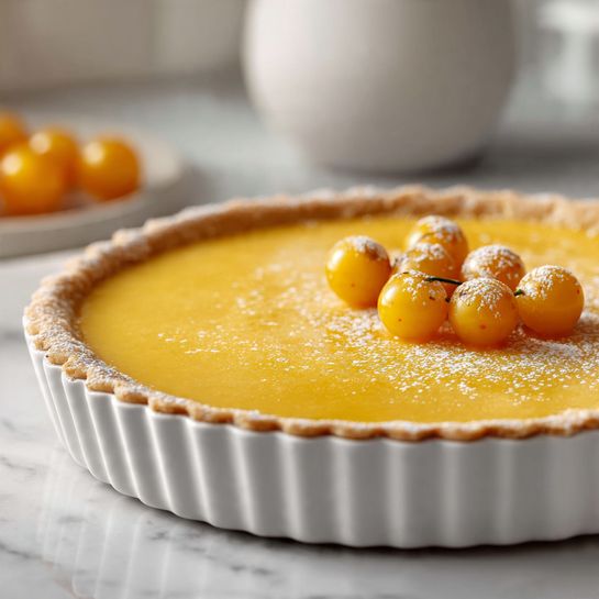 Ground Cherry Curd Tart Recipe