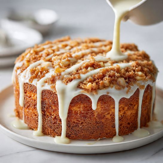 Chocolate Caramel Toffee Crunch Cake Recipe