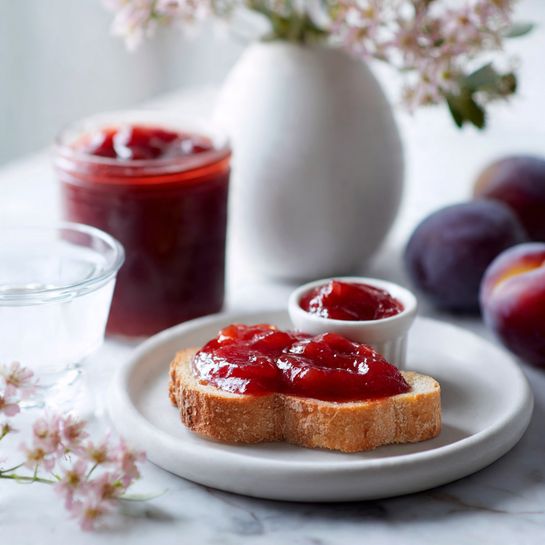 Fresh Plum Curd to Brighten Up Winter Breakfasts