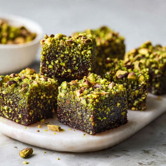 Ferrero Rocher Pistachio Brownies – Ultimate Fudgy Dessert - Recipe Image