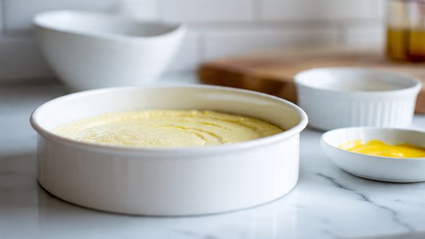 Lemon Meringue Cheesecake Bakery Style - Recipe Image