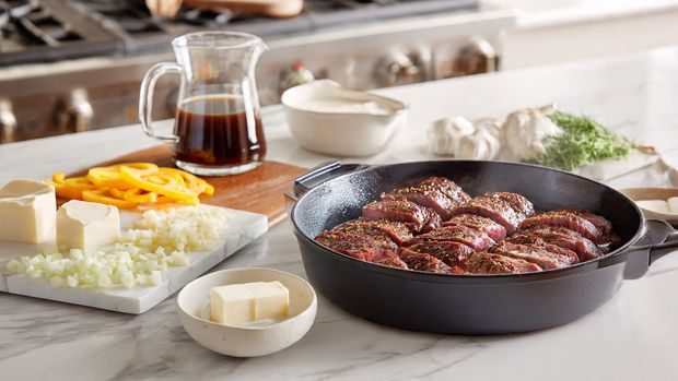 Ultra Creamy Philly Cheesesteak Soup (Cheesy One-Pot Comfort Food!) - Recipe Image