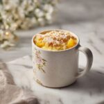 Peach Cobbler Mug Cake Recipe