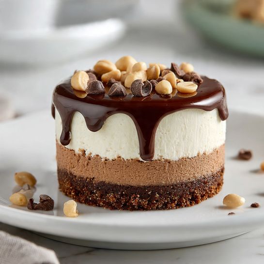 Chocolate Peanut Butter Mini Cheesecakes Recipe