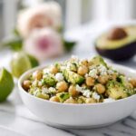 Chickpea Avocado Feta Salad (10-Minute Recipe)