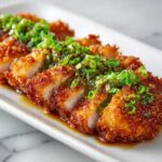Crispy Yurinchi Chicken Breast with Scallion Sauce Recipe