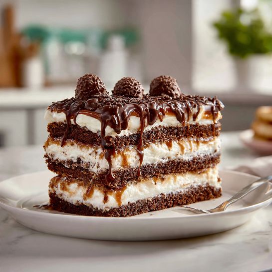 Decadent Caramel Toffee Crunch Cake Recipe