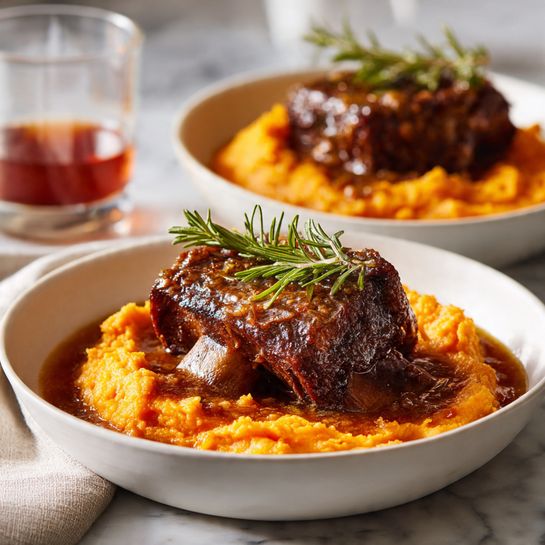 Winter Apple Cider Braised Short Ribs (Ultimate Comfort Dinner) - Recipe Image