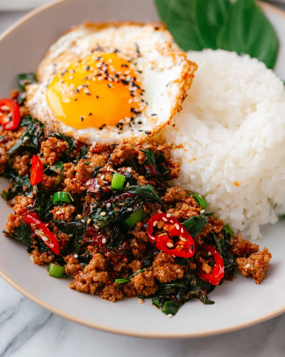 20 Minute Thai Basil Chicken (Pad Gai Krapow) Recipe - Recipe Image