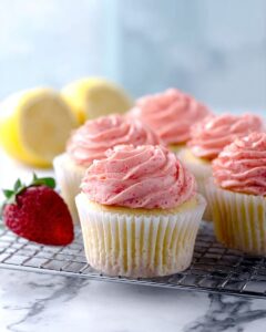 Strawberry Lemonade Cupcakes Recipe