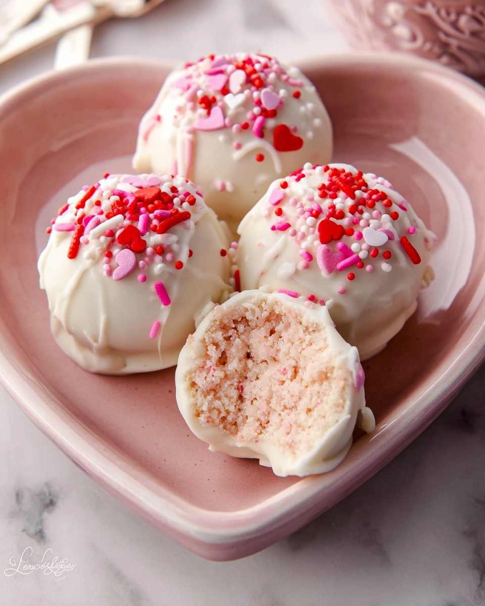 Strawberry Cake Truffles Recipe