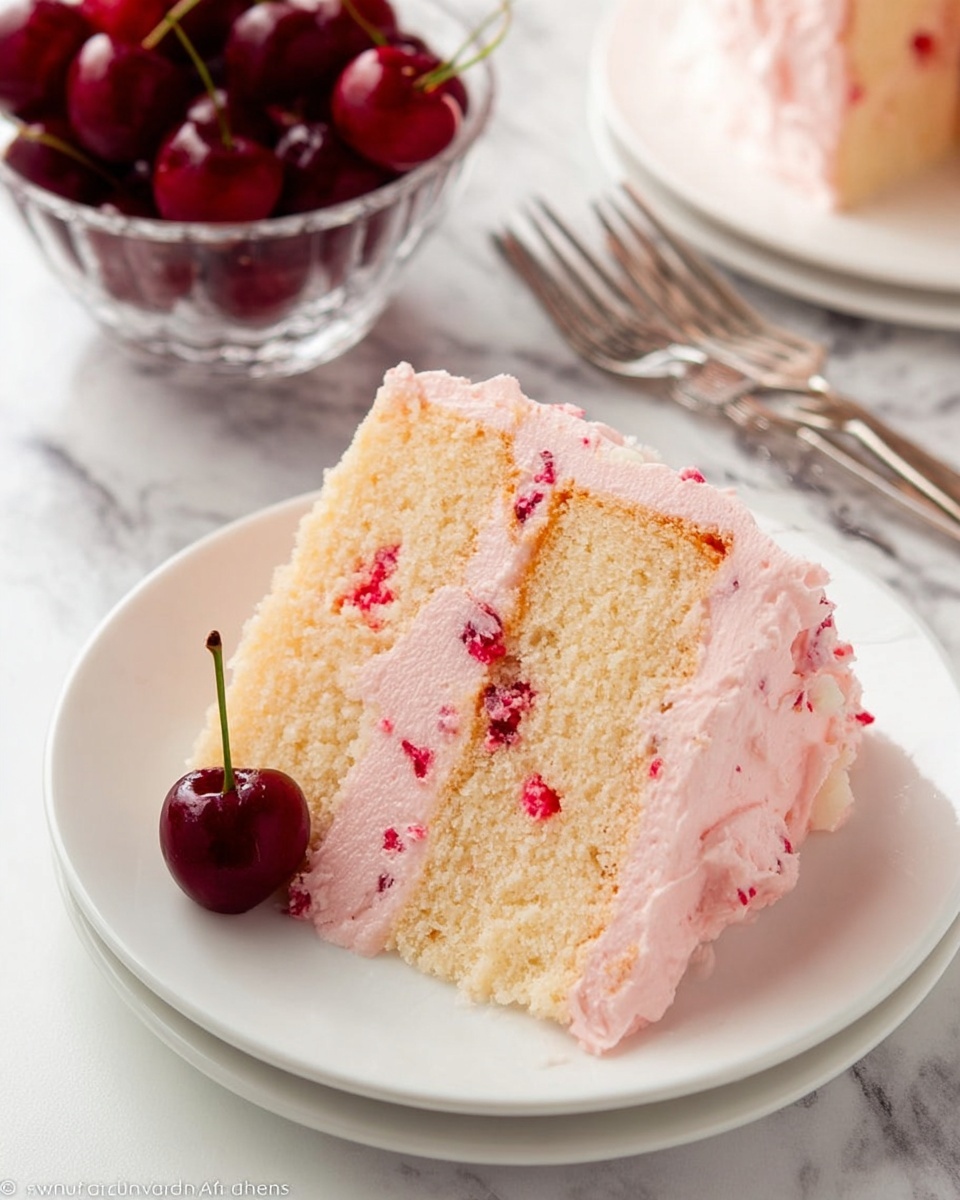 Cherry Almond Cake Recipe