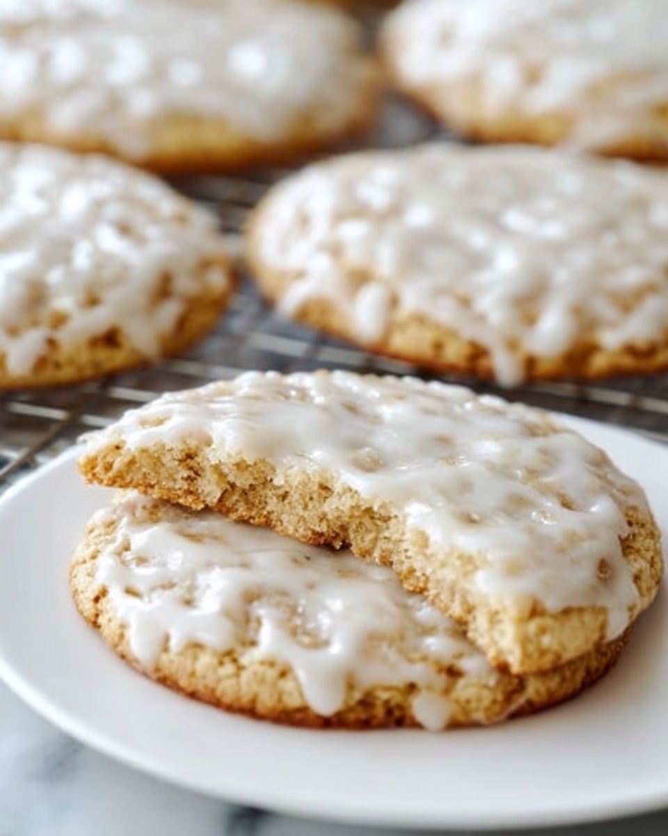 Iced Oatmeal Cookies Recipe