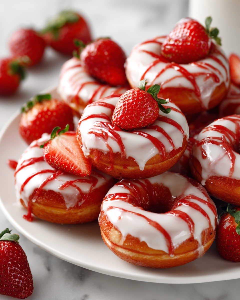Strawberry Donut Rolls for Sweet Cravings Recipe 5 Strawberry Donut Rolls for Sweet Cravings Recipe - Recipe Image