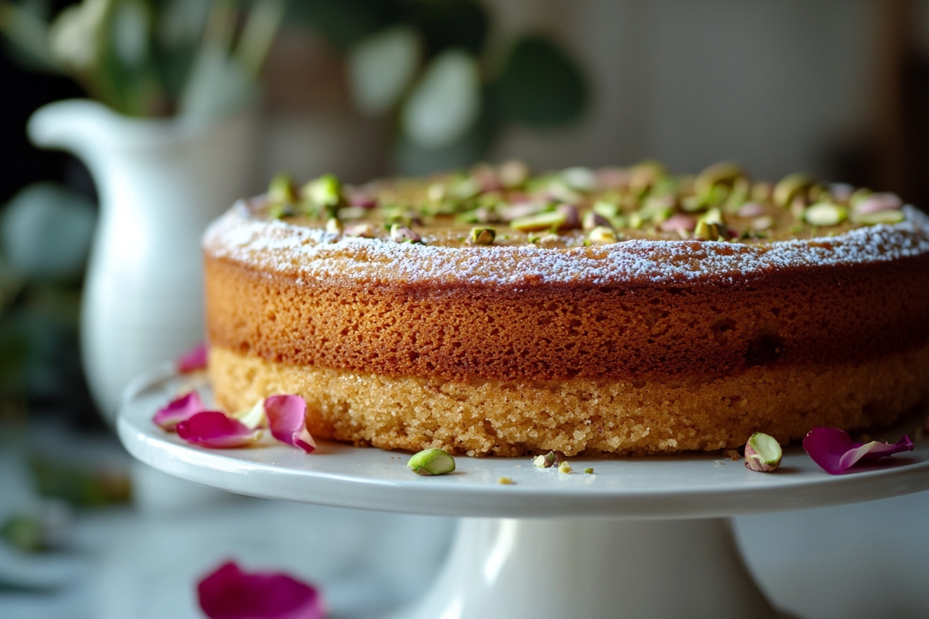Pistachio Rose Milk Cake Recipe 5 Pistachio Rose Milk Cake Recipe - Recipe Image