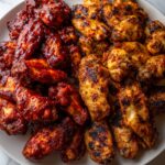 Plank Grilled Lemon Pepper BBQ Chicken Wings Recipe