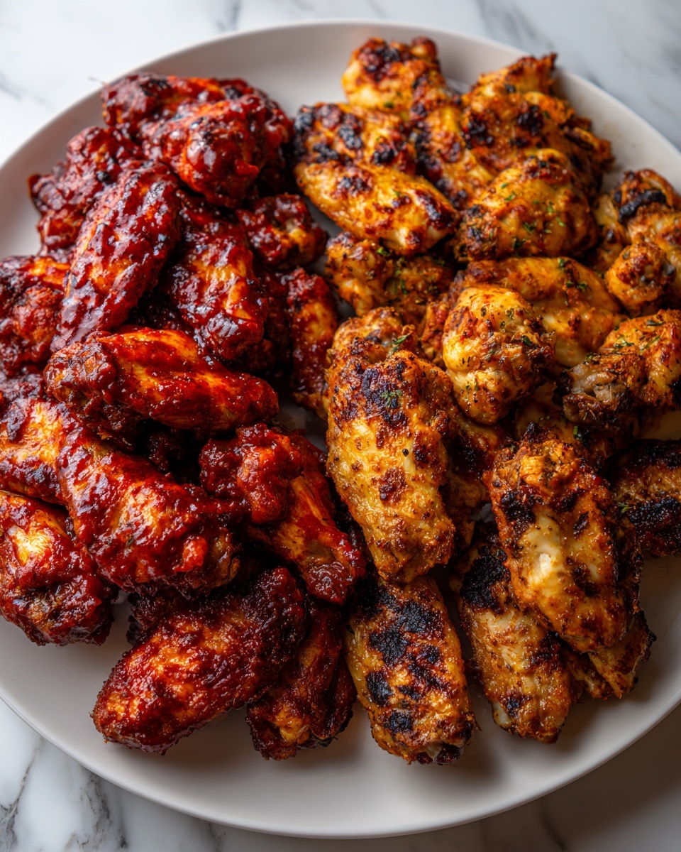 Plank Grilled Lemon Pepper BBQ Chicken Wings Recipe