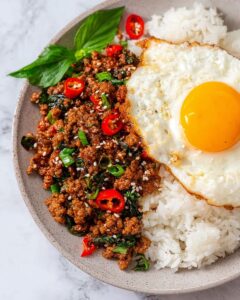 20 Minute Thai Basil Chicken (Pad Gai Krapow) Recipe