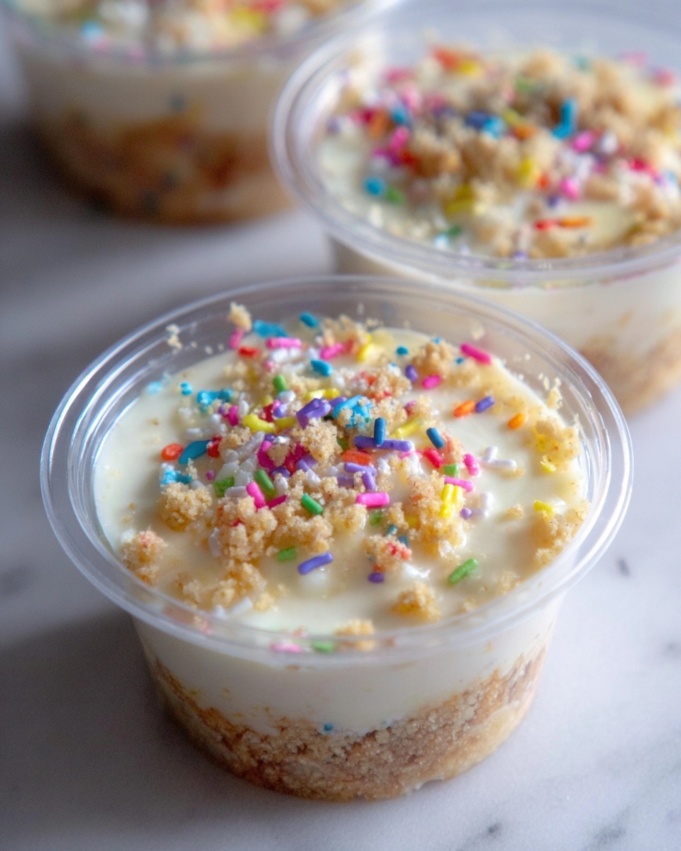 Birthday Cake Dessert Cups Recipe 4 Birthday Cake Dessert Cups Recipe - Recipe Image
