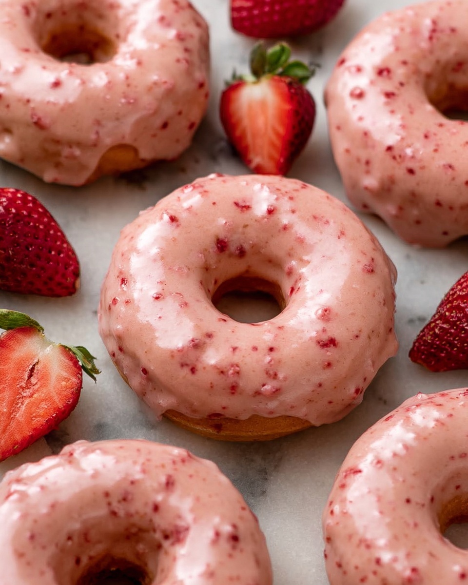 Strawberry Glazed Donuts Recipe