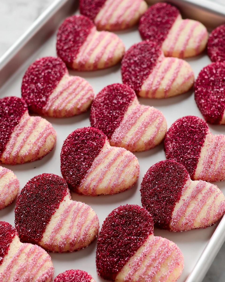 Raspberry Sugar Cookies with White Chocolate Drizzle Recipe