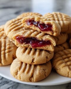 PB&J Stuffed Cookies Recipe