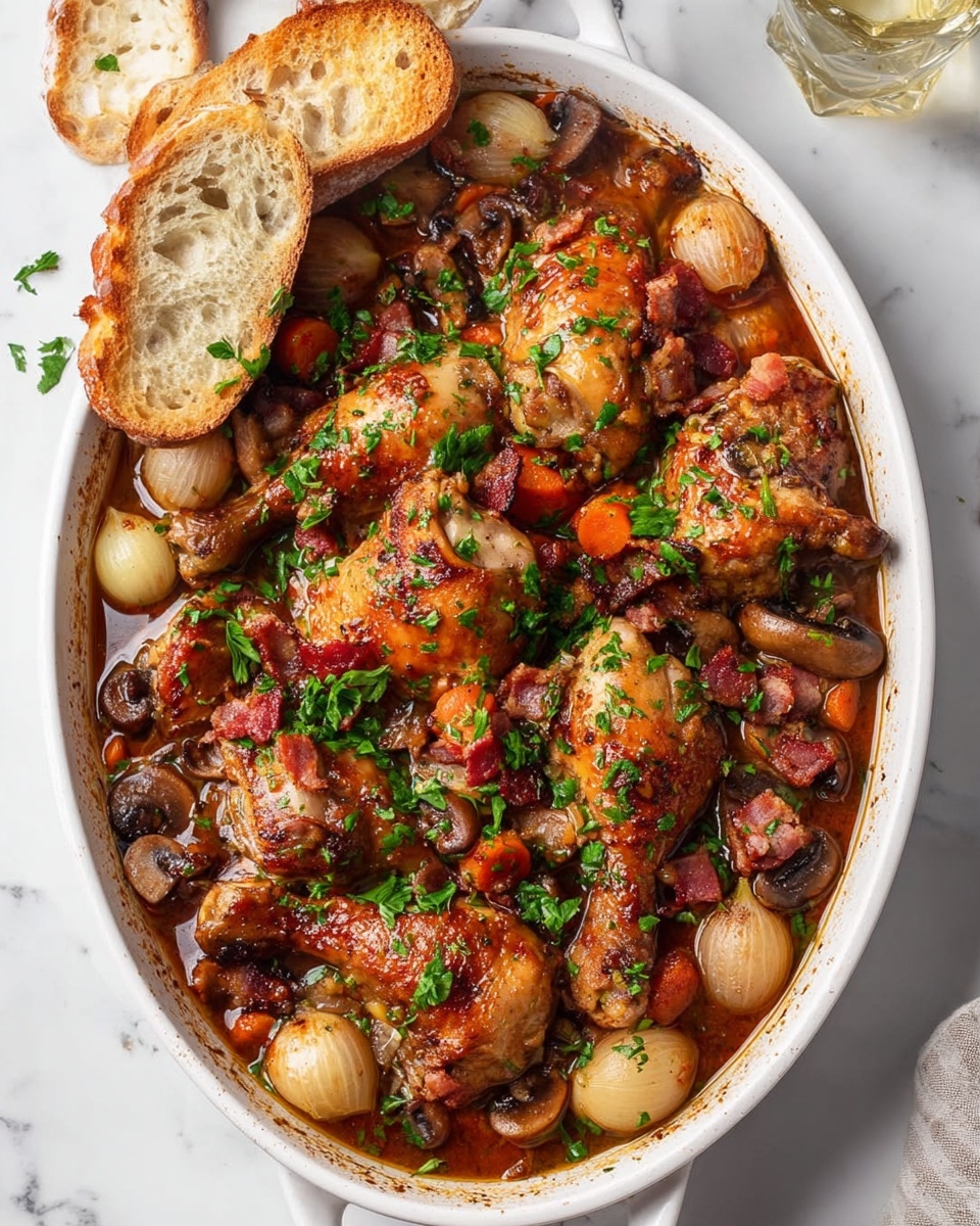 Julia Child’s Coq au Vin Recipe: A Cozy French Classic Recipe 5 Julia Child’s Coq au Vin Recipe: A Cozy French Classic Recipe - Recipe Image