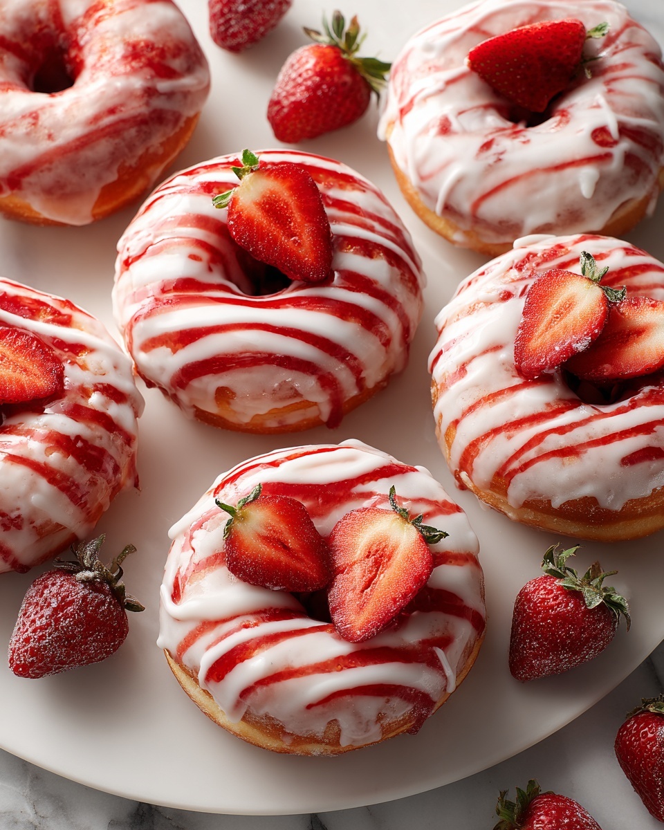 Strawberry Donut Rolls for Sweet Cravings Recipe