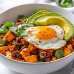 High Protein Ground Beef Power Bowls Recipe