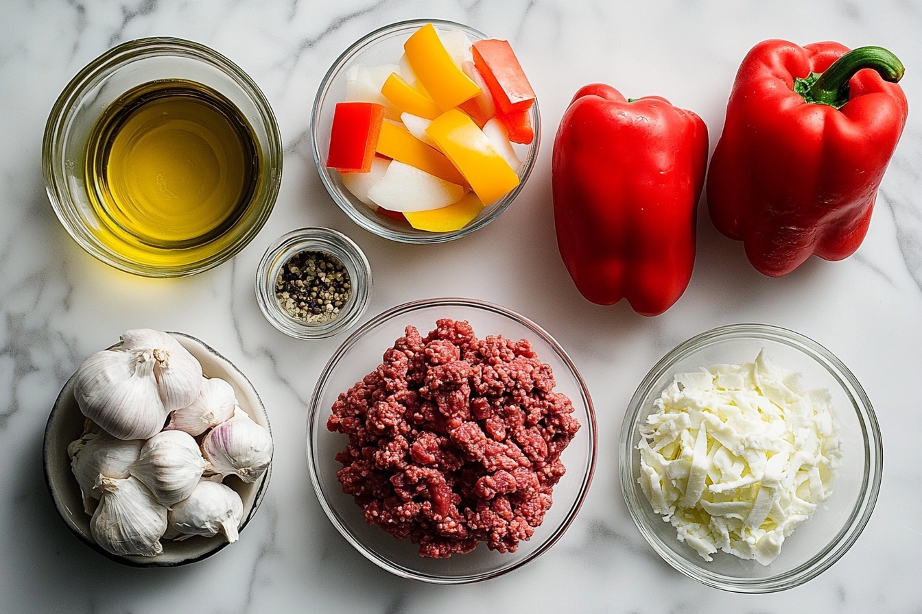 Teriyaki Pineapple Chicken and Rice Stuffed Peppers: A Sweet and Savory Meal Recipe - Recipe Image