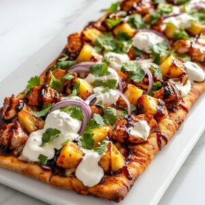 BBQ Chicken Flatbread Recipe